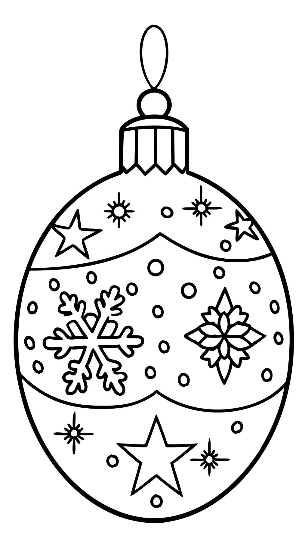 coloriages d’ornements de Noël imprimables